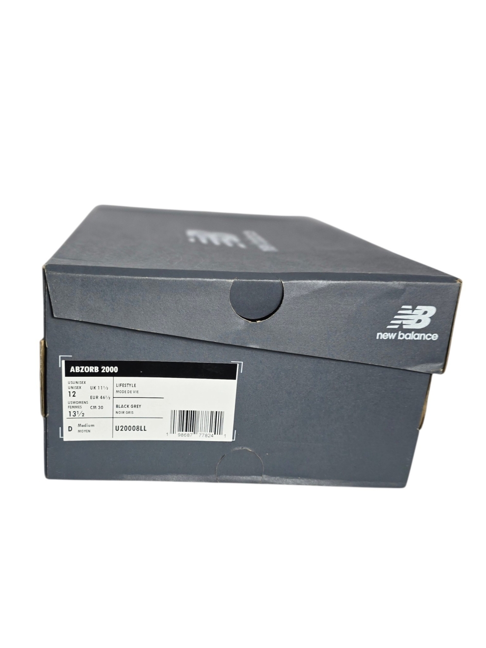 New Balance ABZORB 2000 U20008LL Mens 12 Womens 13.5 Black Silver NIB - Picture 13 of 15